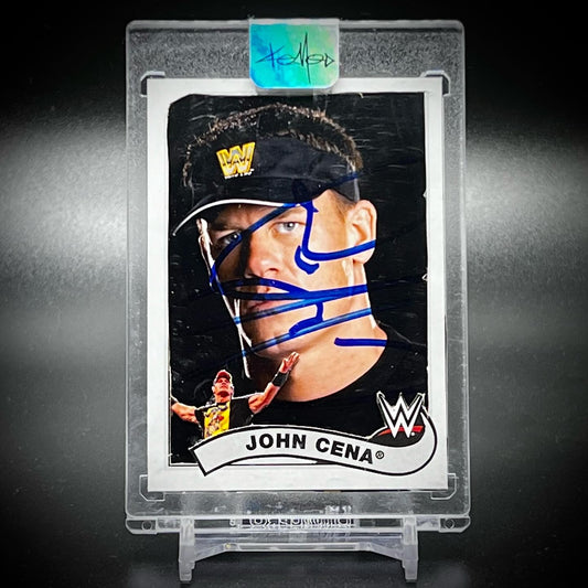 John Cena - “You Can’t See Him” Cut Auto Art Card By KEMO
