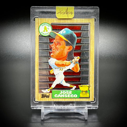 Jose Canseco “Bash Bro” Art Card By KEMO